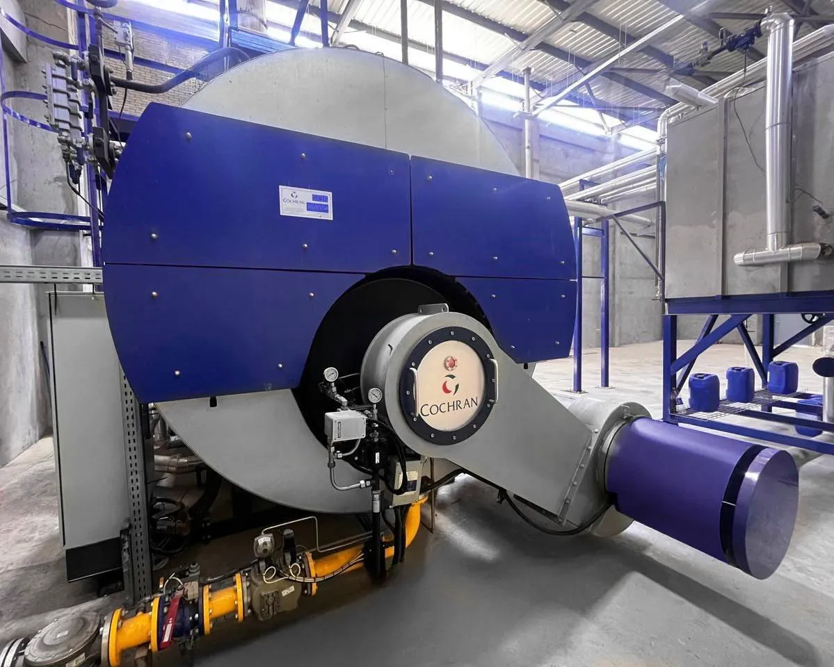 Successful Supply & Commissioning of a 12-Ton/hr Cochran Boiler for SAHARA for Fruit Processing