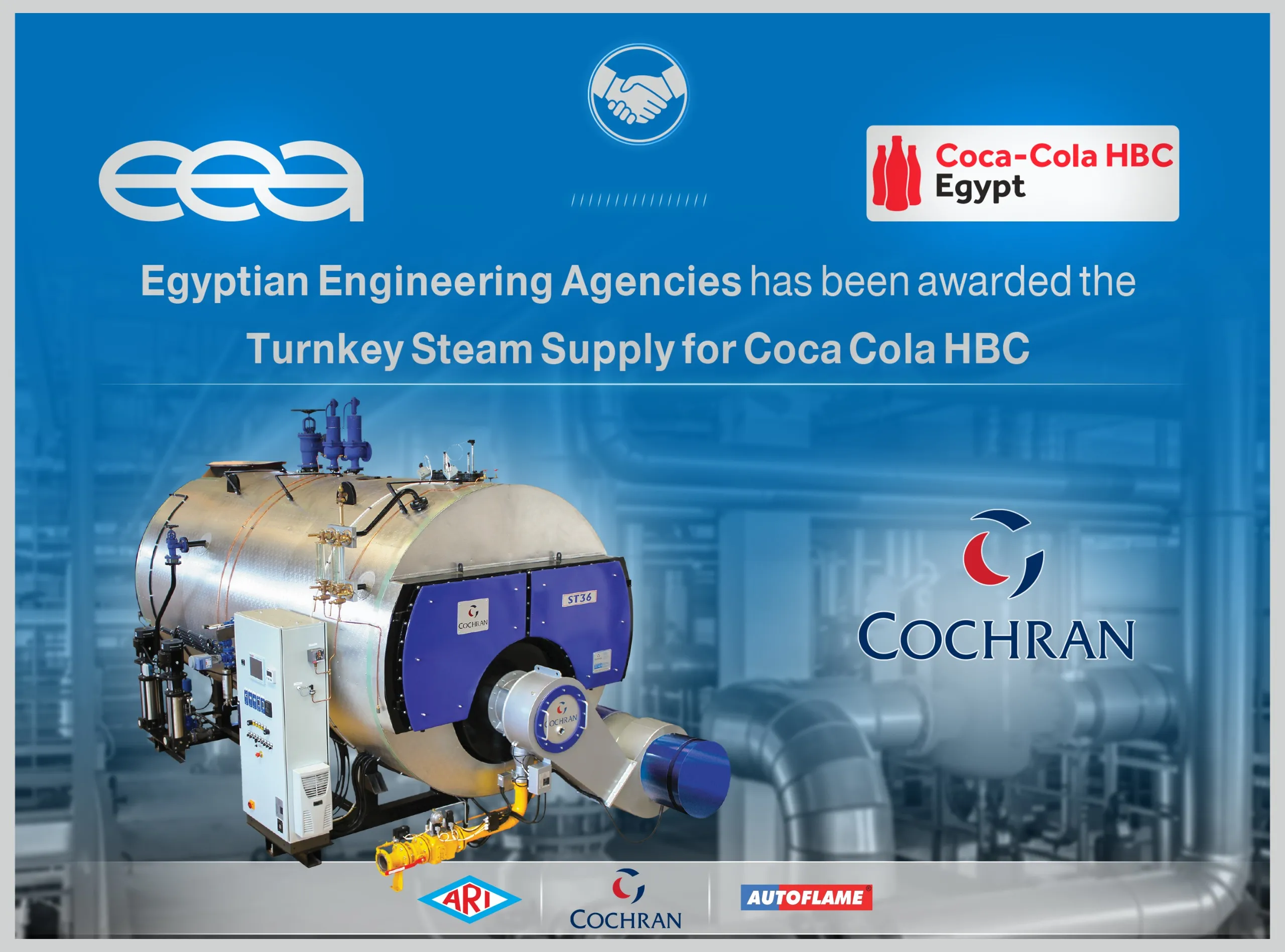 EEA Awarded Turnkey Steam Supply Project for Coca-Cola HBC