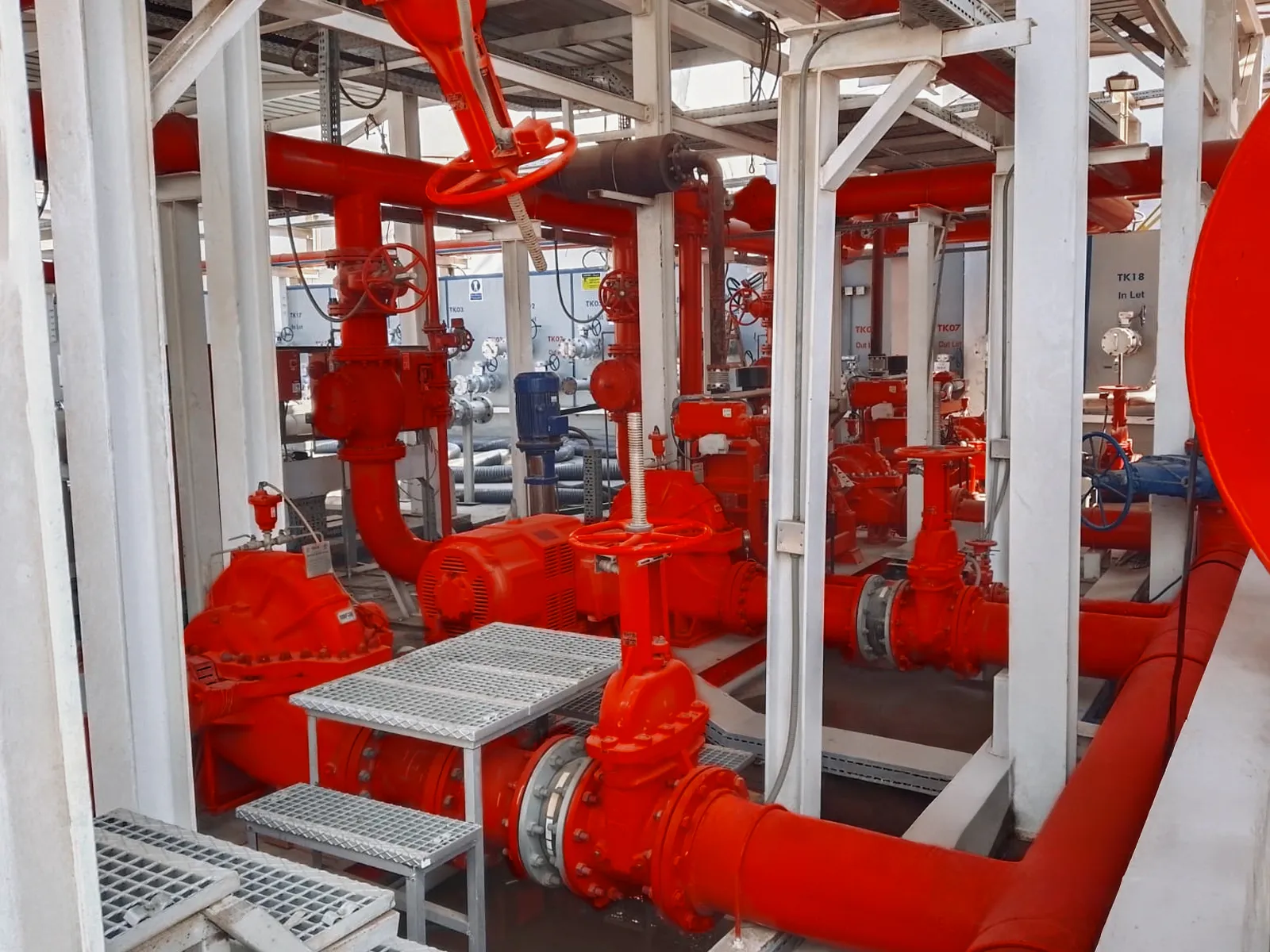 EEA Supplies and Commissions UL/FM Approved Fire Pump System for New Horizon Tank Terminal
